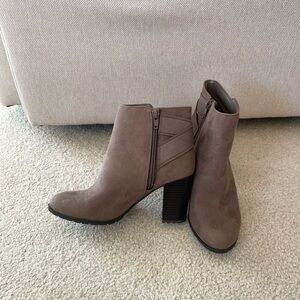 A New Day | Women's Taupe Ankle Boots